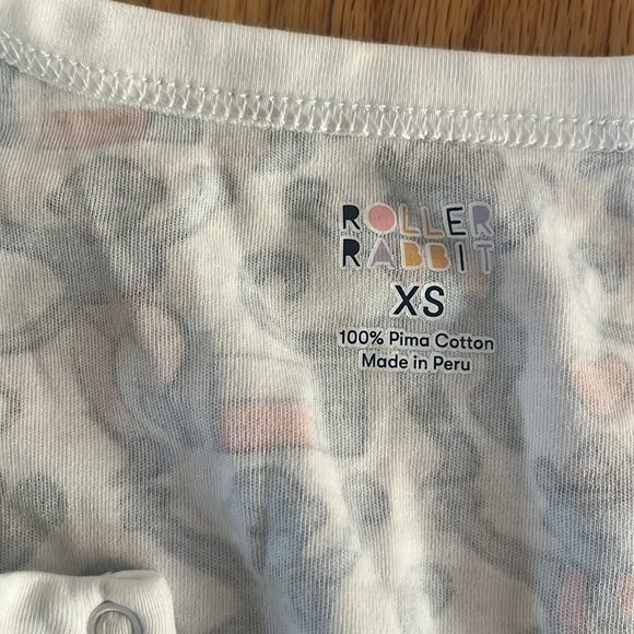 ROLLER RABBIT Dallas Texas monkey pajamas XS - Picture 4 of 6